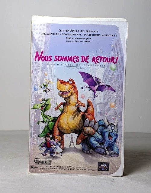 Nous sommes de retour ! – Une histoire de dinosaures (VHS VF 1993 / Steven Spil) - Image 1 of 4