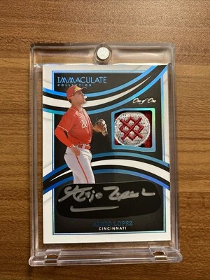 1/1 2022 Panini Immaculate - Black Sock Brand Logo Alejo Lopez (AU, MEM) - Image 1 of 2