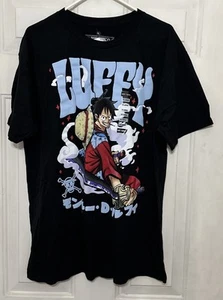 Black Luffy Hot Topic T-shirt Mens Size X-Large One Piece Brand - Picture 1 of 5