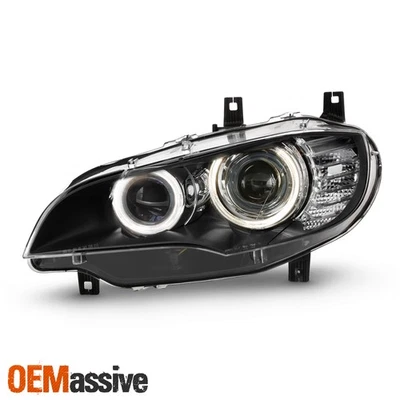 For 2008-2014 BMW X6 E71 HID/Xenon AFS Projector Black Headlight Left Driver - Image 1 of 4