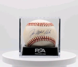 Jim "Catfish" Hunter - Signed OAL Baseball Autographed PSA 9 - Picture 1 of 2