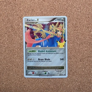 Zacian LV. X #SWSH135 Celebrations Sword & Shield Promo Cards - Picture 1 of 2