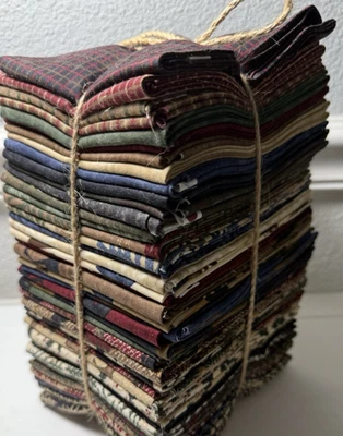 Moda Cotton Fabric Fat Quarter Bundle Holly Taylor 42 Pieces Quilting Or Crafts - Image 1 of 4