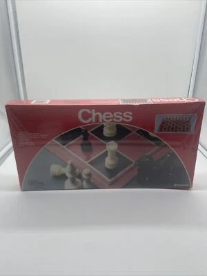 Pressman Chess  - with Folding Board and Full Size Chess Pieces new sealed - Image 1 of 3