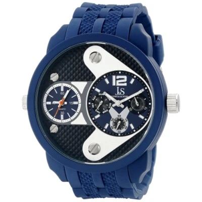 Reloj Hombre Joshua & Sons JS-52-BU Cuarzo Suizo Doble Hora Multifunción Foto 1 de 3