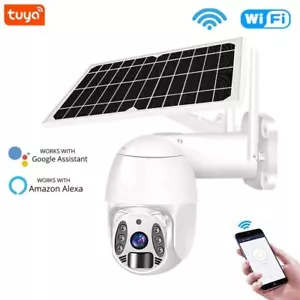 Tuya Solar Surveillance Cameras Wifi 4G Solar Wireless Outdoor Camera W/ Battery - Picture 1 of 9