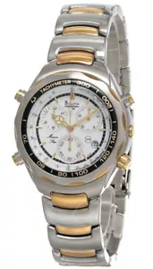 Bulova Marine Star White Dial 2-Tone SS Men's Watch 70019 -Store Display - Picture 1 of 3