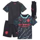 Manchester City Kids football 3rd third kit 2023 2024 new tags includes socks