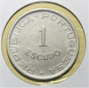 S7 - Portugal - Mozambique 1 Escudo 1950 Extremely Fine Coin *** Nice *** - Picture 1 of 2