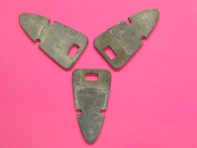 3 CUÑAS DE MONTAJE DE PARQUÍMETRO EARLY DUNCAN 60.  ¡Buen estado usado! Foto 1 de 3