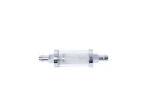 Fuel Filter Inline 5/16" Hose Clear Glass Carbureted Gasoline Chevy Ford Mopar - Picture 1 of 1