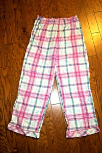 M R VINTAGE PJ PANTS Victoria's Secret PAJAMAS SLEEPWEAR SLEEP 100% COTTON 31" - Picture 1 of 4