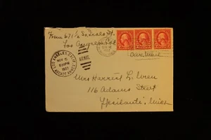 DR JIM STAMPS US Air Mail Cover 1937 Los Angeles Arcade Annex Slogan Cancel - Picture 1 of 2