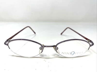 Nine West Italy NW 217 EM4 46-18-130 фиолетовая розовая половина оправы для очков 1648 - Изображение 1 из 4