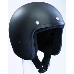 Casco BANDIT Jet Negro Mate Moto-NO HOMOLOGADO- BANDIT Jet Dull Black -Custom - Imagen 1 de 2