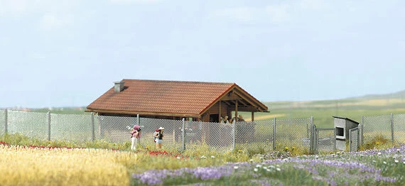 Busch H0 1017 Maschendrahtzaun   NEU OVP + - Bild 1 von 1