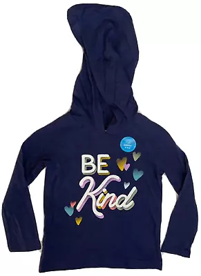 Suéter informal de manga larga con capucha para niñas pequeñas Carter's talla: 4T/4A púrpura Foto 1 de 4