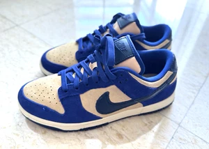 Size 7 - Nike Dunk LX Low Blue Suede W - Picture 1 of 6
