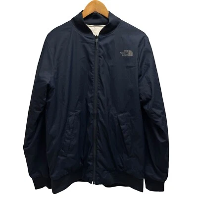 The North Face Men's Sz M Full Zip Reversible Navy/White Bomber Insulated Jacket - Image 1 of 4