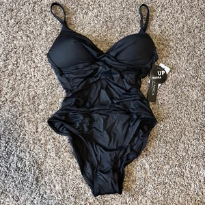 Women’s La Blanca One Piece Push Up Swimsuit Black Size 6 $115 - Picture 1 of 10