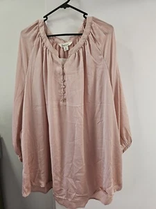 BeMe - Plus Size - Womens Metal Button Woven Shirt. Size 24. BNWT! RRP $79.99 - Picture 1 of 11