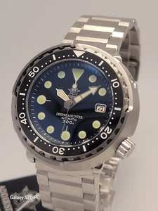 Reloj de buceo negro de lujo para hombre 300 m WR NH35 (SEIKO TMI) movimiento automático - Imagen 1 de 17