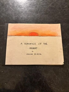 Unpublished Book A Romance Of The Desert, J. R. Heal, Hand Written Book - Picture 1 of 6