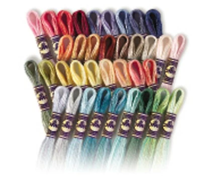 DMC COLOUR VARIATIONS EMBROIDERY THREAD - COLS 4015-4235 - Image 1 of 4
