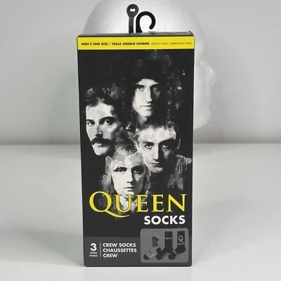 Queen (the band) Crew Socks 3 Pair One Size US 7-12 - Image 1 of 4