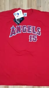 New Los Angeles Anaheim Logo T Shirt MLB Sport Vintage 90'S 2002 Tim Salmon Nwt - Picture 1 of 8