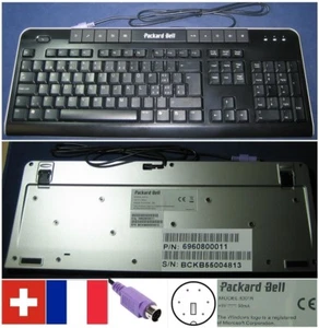 Clavier Qwertz Swiss-Français Packard Bell 6301N 6960800011 port PS/2 - Photo 1/1