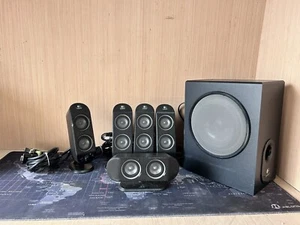 Logitech X-530 5.1 Surround Sound System - 1 Subwoofer & 5 Speakers - Picture 1 of 10