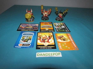 Skylanders Figures 3 of Trigger Happy Ser 1, 2, Legendary Activision Video Game - Imagen 1 de 3