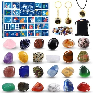 2024 Stone Christmas Advent Calendar, Xmas Countdown Calendar for Kids with G... - Picture 1 of 7