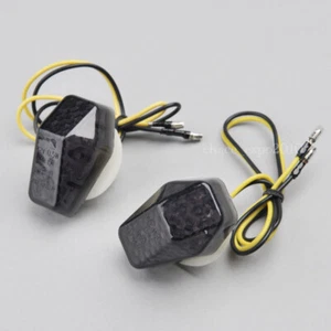 Smoke Flush Mount LED Turn Signal Light Indicators Blinker For Suzuki Motorcycle - Picture 1 of 5