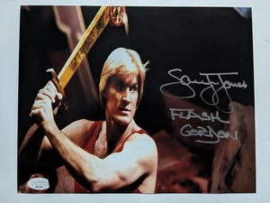 Foto autógrafa firmada por Sam Jones Flash Gordon 8x10 certificado de autenticidad JSA - Imagen 1 de 1