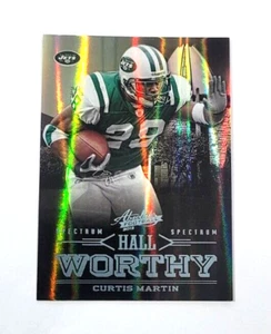 2012 Absolute Football Curtis Martin Hall Worthy Spectrum /100 #17 - Picture 1 of 2