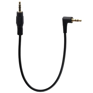 M16 3,5mm Stéréo Audio Câble Jack Aux Adaptateur 90° Coudée 30cm Mobile Voiture - Photo 1 sur 10