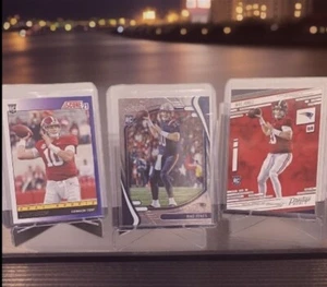 Mac Jones Rookie RC Card Lot (3) Panini Prestige Absolute Score Patriots Crimson - Bild 1 von 7