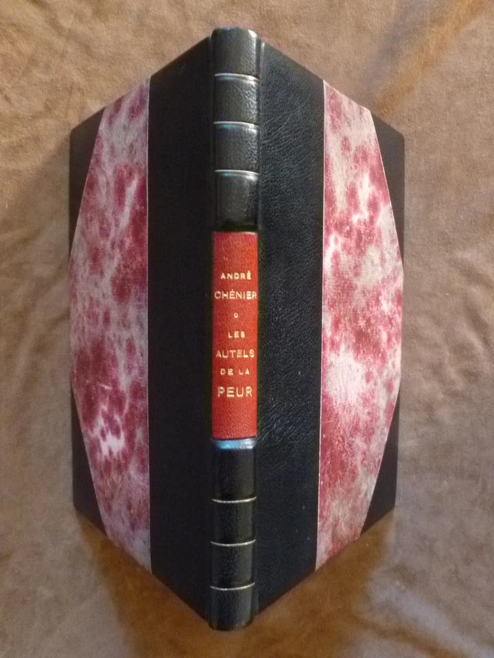 Reliure M.LANDRE.ANDRE CHENIER.LES AUTELS DE LA PEUR.LITHO Orig SEGOVIA 1/500 ex - Photo 1/1