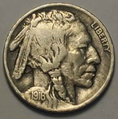 Nicer Low Mintage 1916 S Buffalo Head Nickel - Image 1 of 2