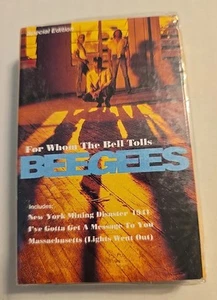 BEE GEES FOR WHOM THE BELL TOLLS 4 Track Audio Cassette POLYDOR SEALED - Picture 1 of 4