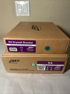 RTI K4 In-Wall Universal Touchscreen Controller NIB (White) + Bracket - Picture 1 of 7