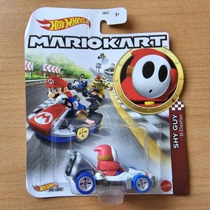 Hot Wheels Mario Kart Shy Guy B-Dasher Kart Die-Cast Brand New Free P&P - Picture 1 of 4