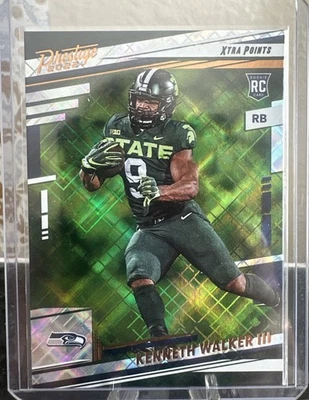 2022 Panini Prestige - Rookies Kenneth Walker III #314 Xtra Points Diamond (RC) - Image 1 of 2