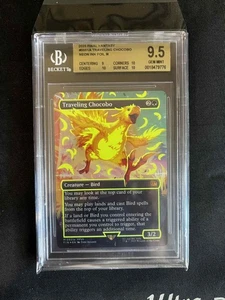 Magic: The Gathering - FINAL FANTASY - Traveling Chocobo Yellow Neon Foil - Bild 1 von 2