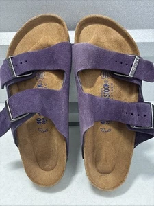 Sandali donna Birkenstock Arizona morbidi plantare viola taglia 40 - Foto 1 di 8