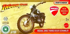 2024 Matchbox Power Grabs #6/100 - Indiana Jones - Ducati Scrambler - Picture 1 of 1