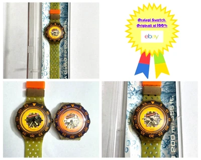 Swatch Scuba 200 SDK103 Hyppocampus VARIANTE Vintage Orologio da polso Anni 90. - Immagine 1 di 4