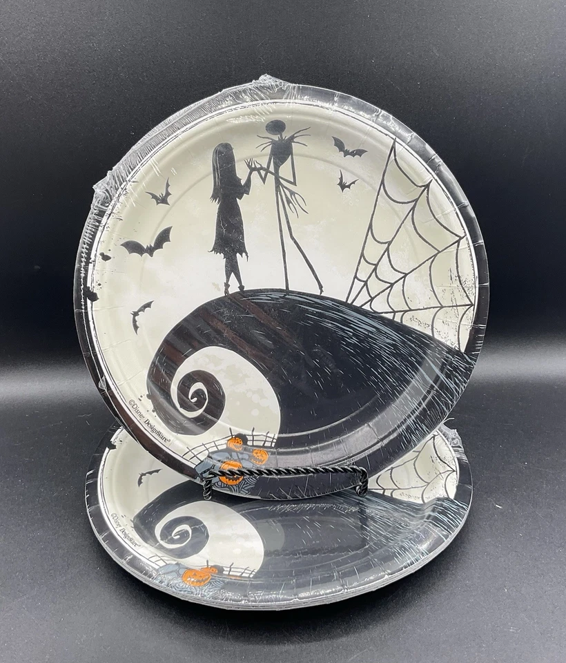 PLATOS DE PAPEL PESADILLA ANTES DE NAVIDAD 2 PAQUETES  Foto 1 de 3